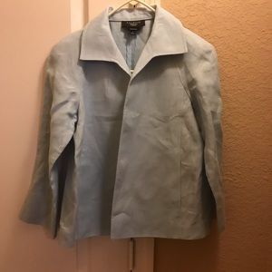 Talbots teal blazer